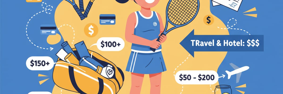 How much does junior tennis cost per year?