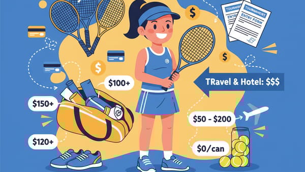 How much does junior tennis cost per year?