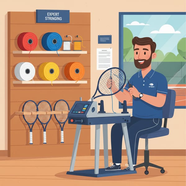 Which tennis strings should junior tennis players use?